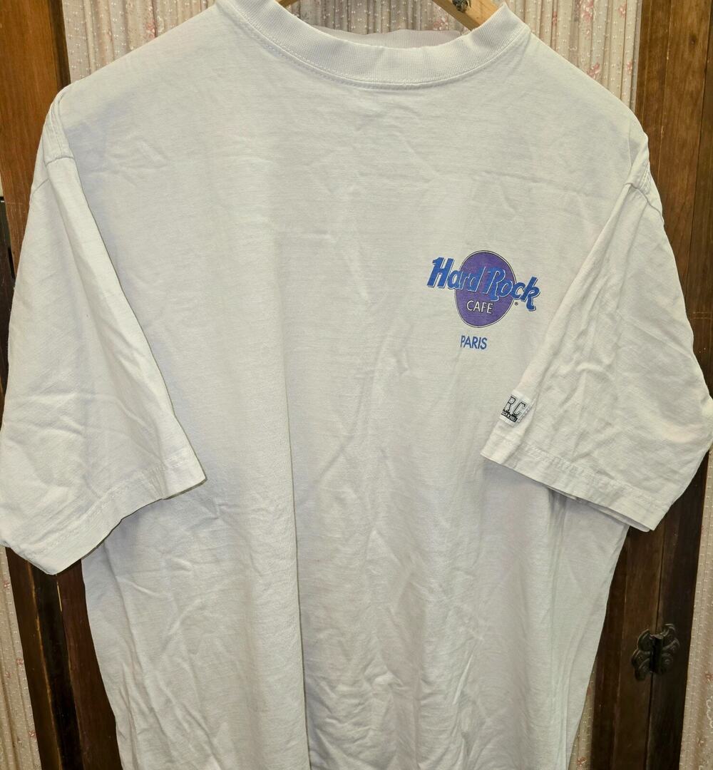 Vintage Hard Rock Cafe Paris, Unisex Tshirt, Large. JEN8018